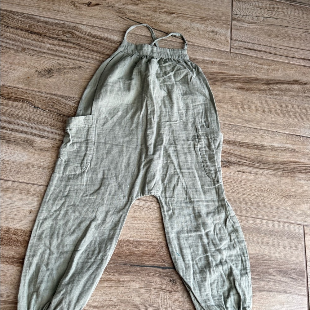 Kids Olive Green One Piece